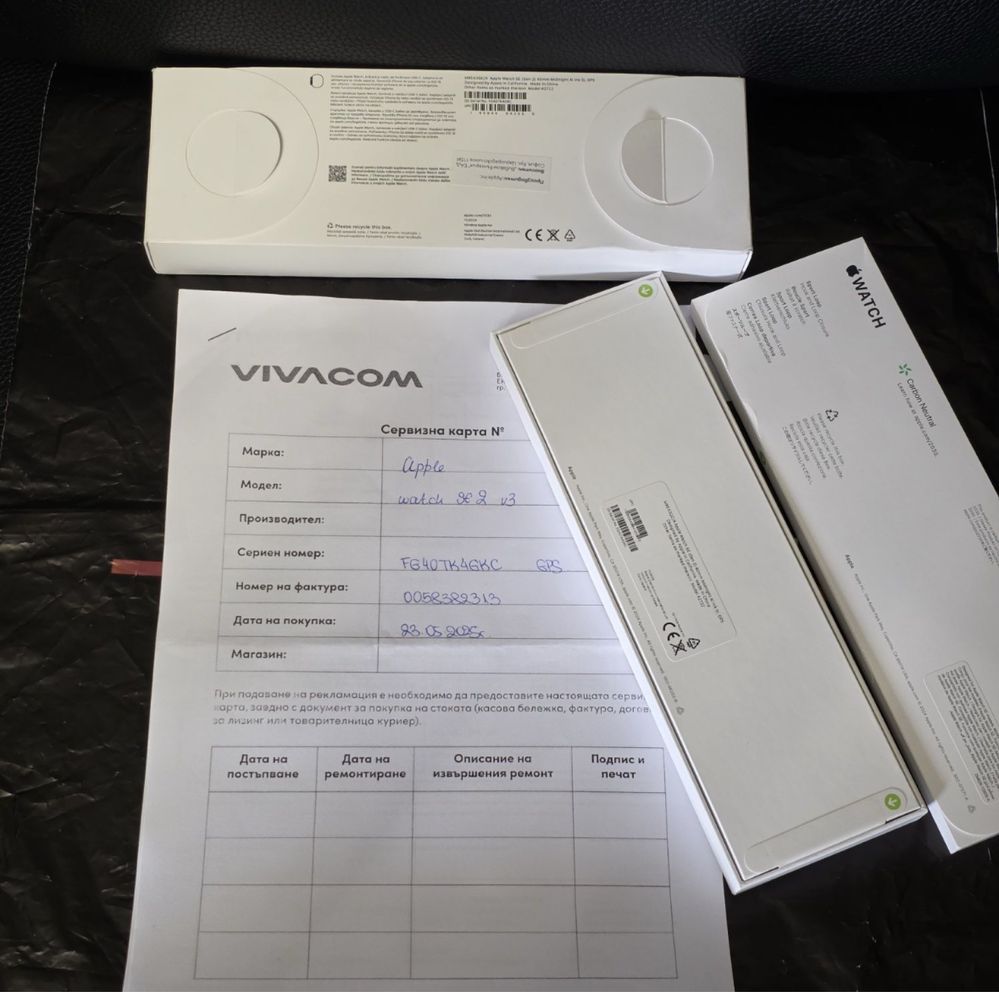 ЗАПЕЧАТАН 40mm Apple watch SE2 V3 Vivacom Гаранция 2027г. Midnight