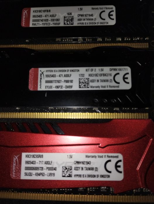 40 gb ddr 3 Hyperx si Patriot Viper