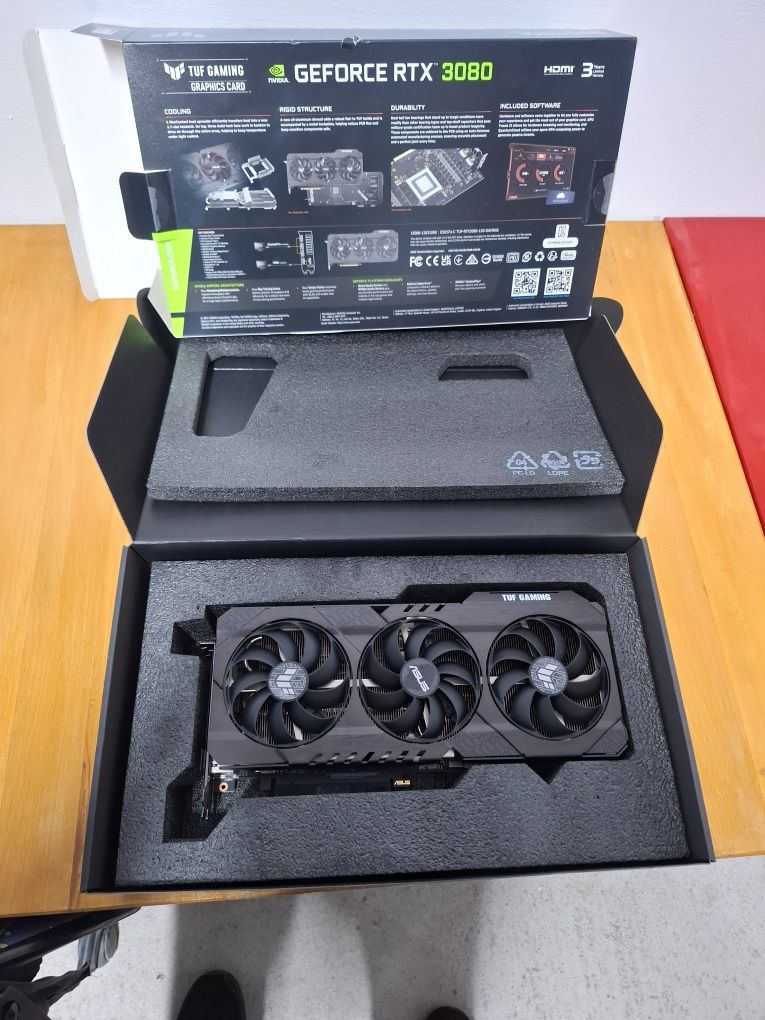 Asus TUF RTX 3080 12GB – Отлично състояние | Безупречна работа