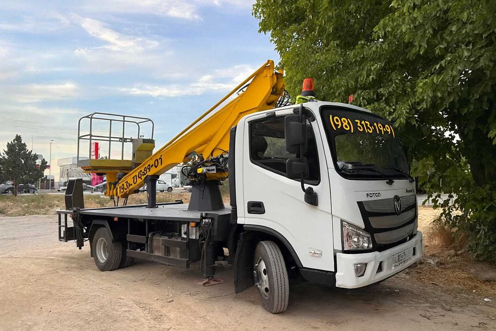 Аренда Автовышка 12–60 м с НДС и подачей 24/7 в Ташкенте