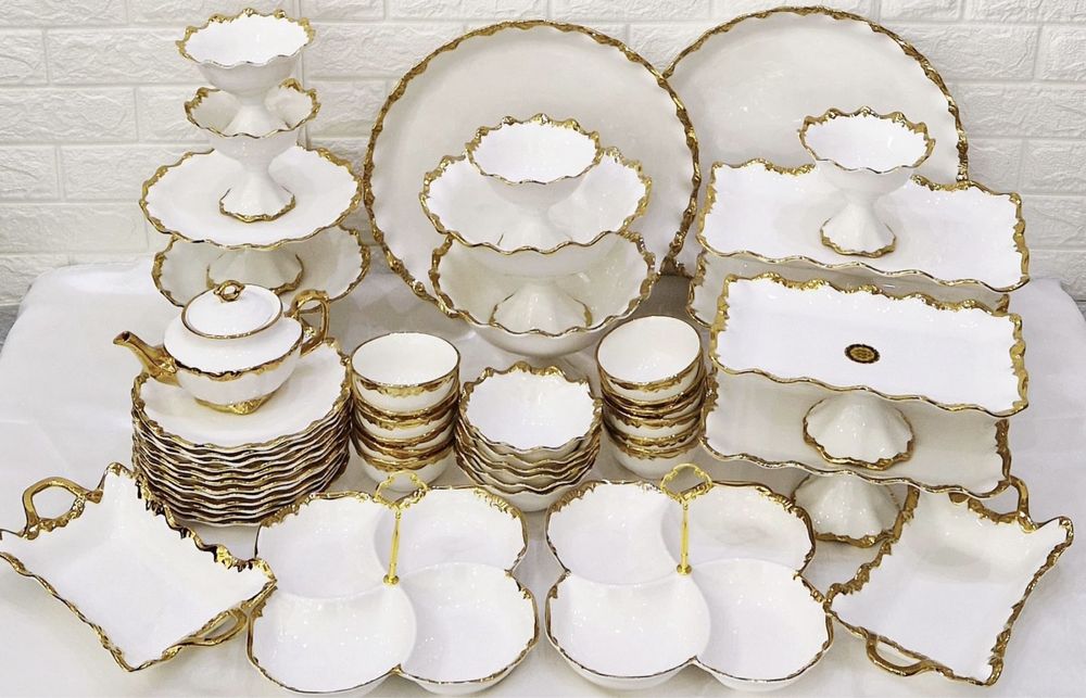 Золото наборы на 12 персон 50 предметов