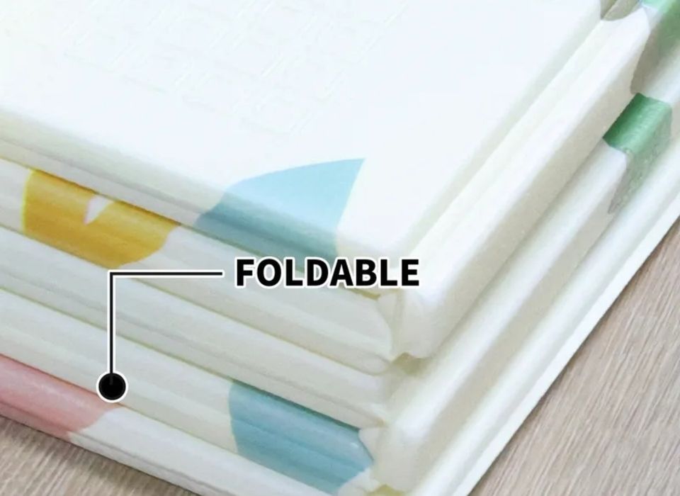 Детски килими, Сгъваема постелка за игра 180х120х1см, водоустойчив