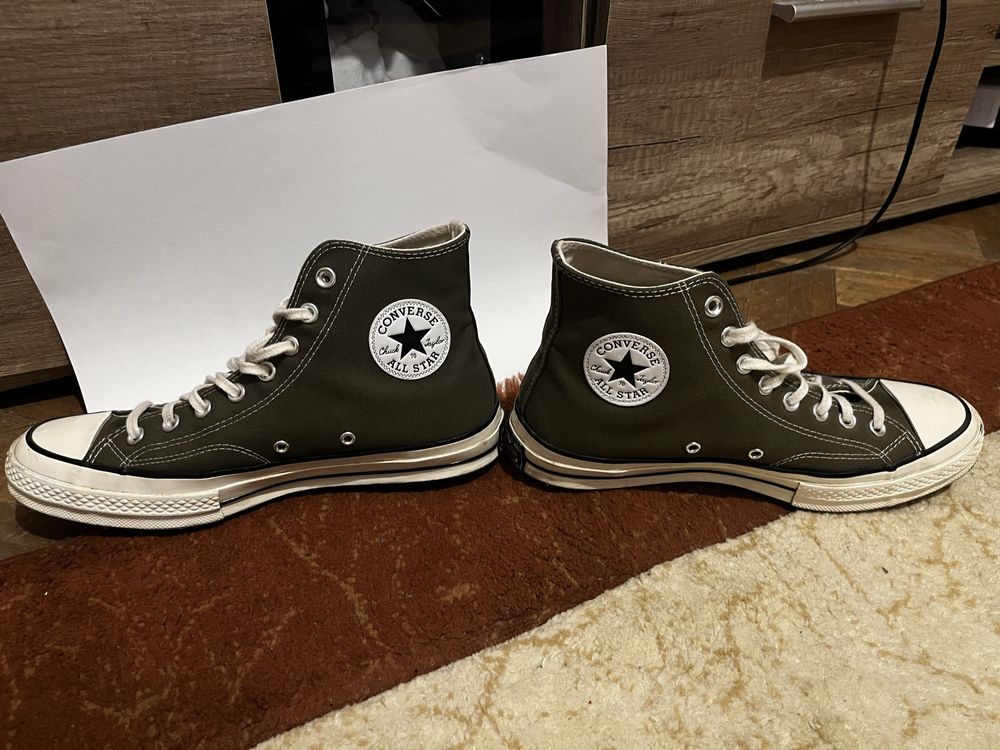 converse high top kaki