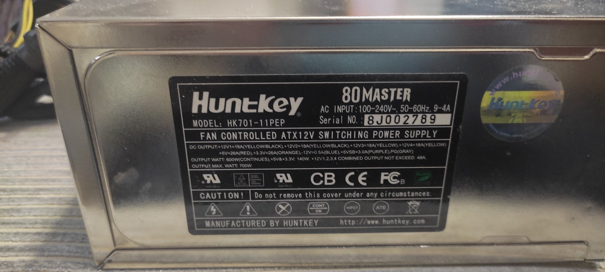 Huntkey 600w блокпитание