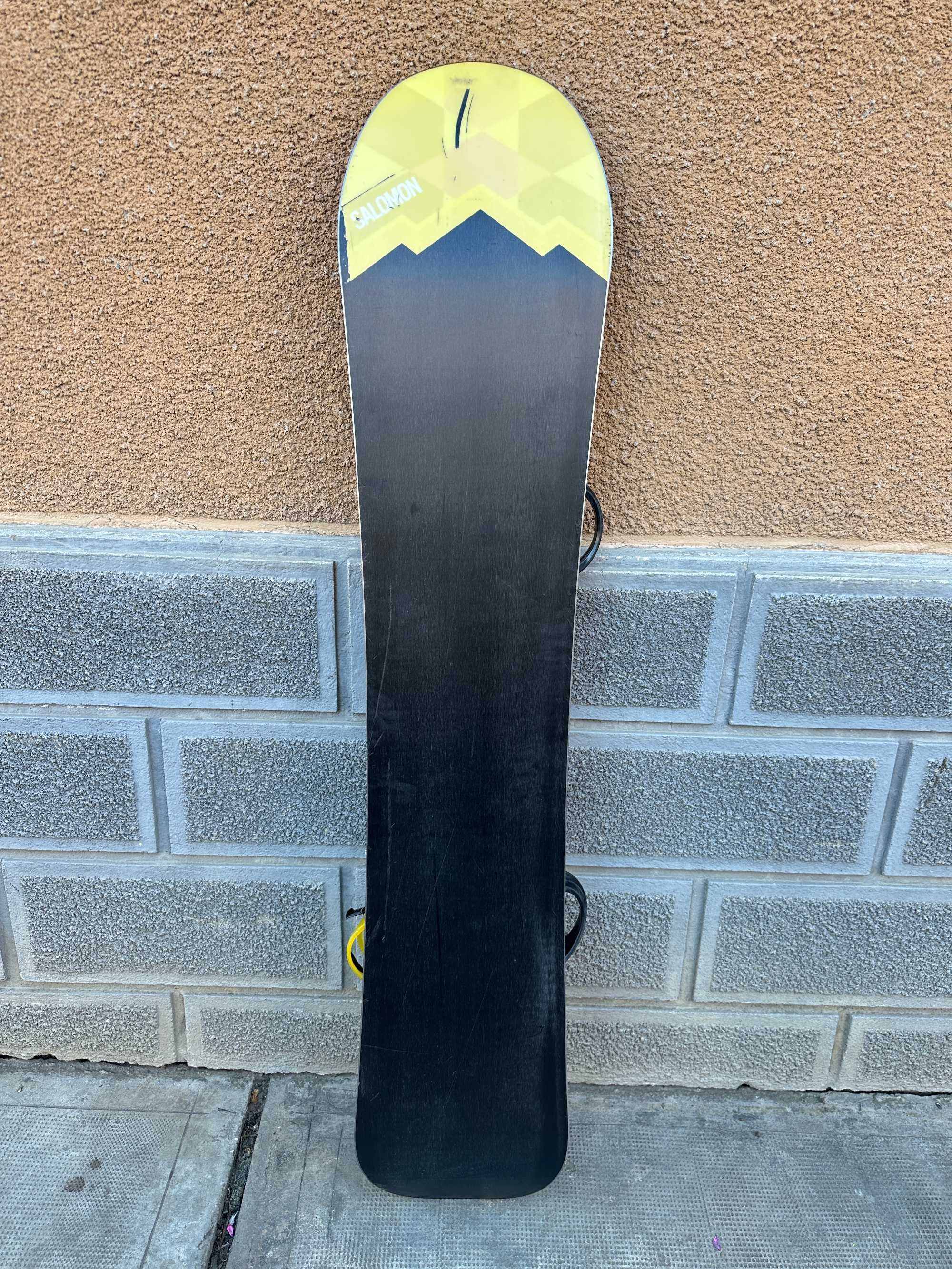 placa snowboard salomon quattro wide L162cm