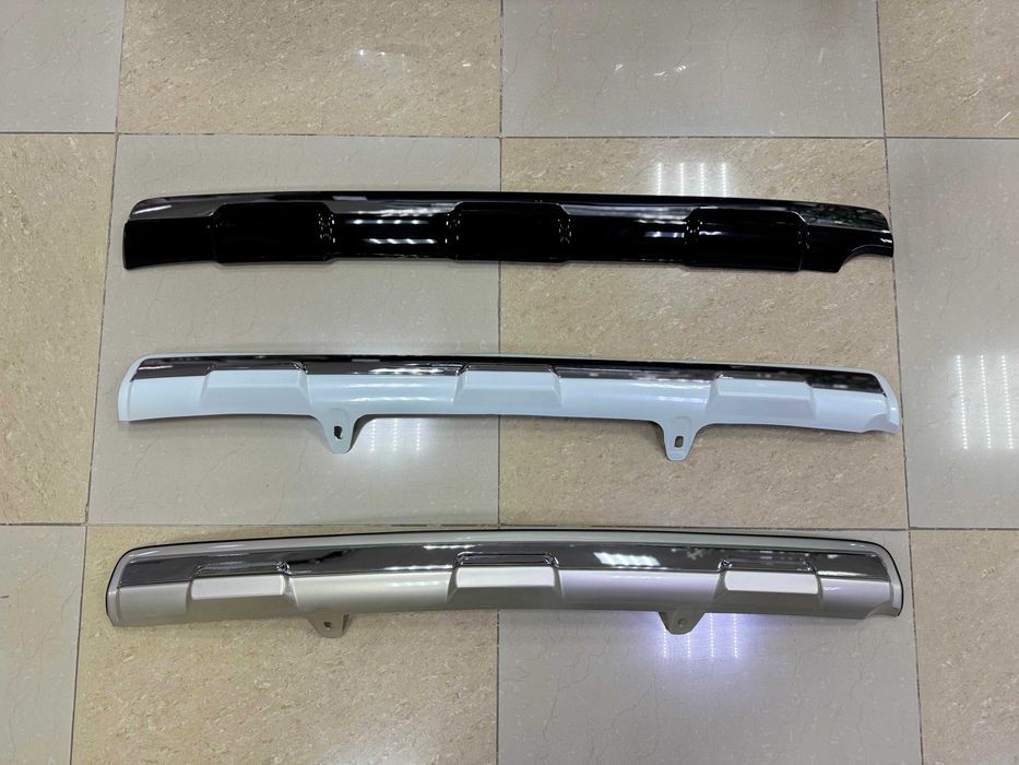 Накладки под задний бампер Toyota Prado 150