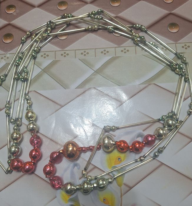 Бусы ёлочные.стеклярус