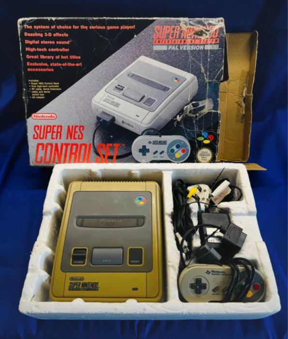 Super Nes Control Set Nintendo + joc MR NUTZ