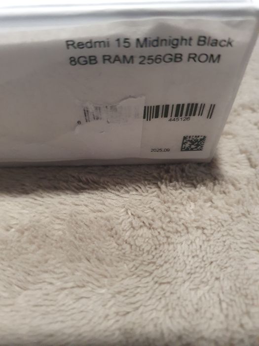 Xiaomi Redmi 15 5G 256 Gb 8 Gb Ram Nou Sigilat