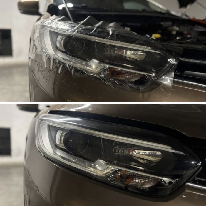 Polish faruri folie PPF faruri reconditionare faruri