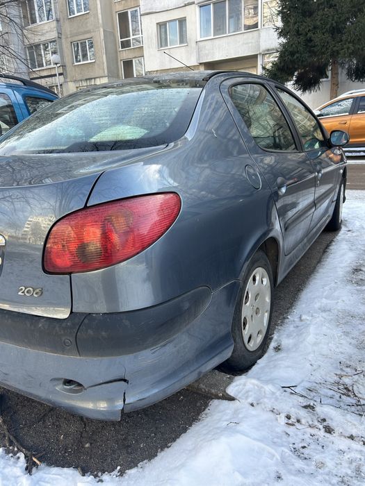 Peugeot 206 Седан Тъмно син металик