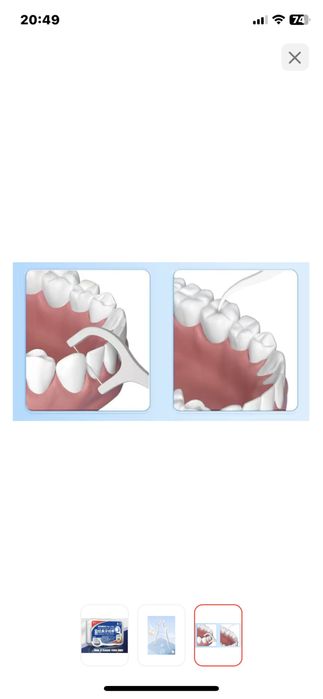 Продам флоссеры зубочистки и зубную нить 2в 1
