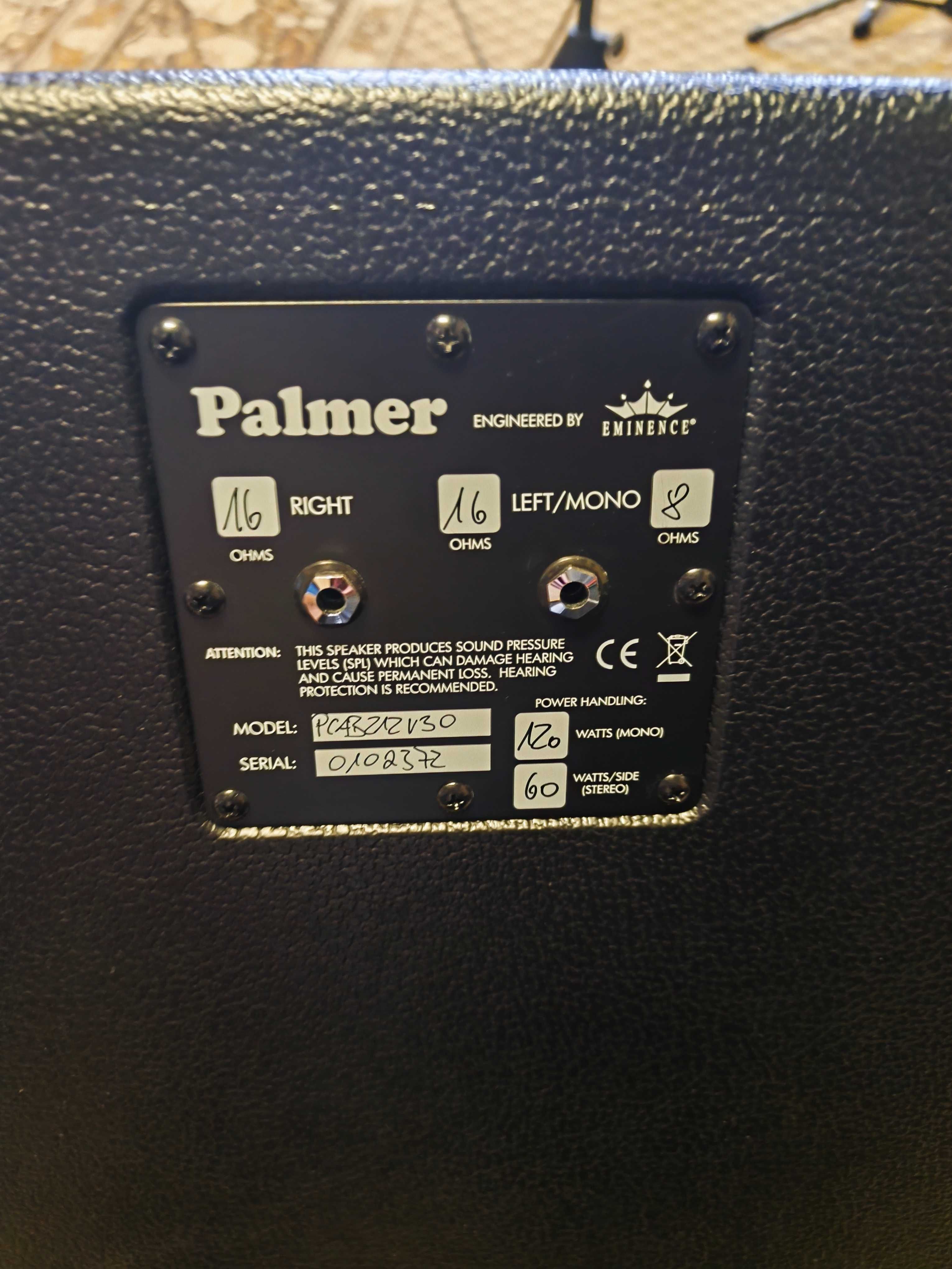 Palmer Cab 212 ПРАЗЕН или с V30. Китарен кабинет, колона 2х12" , 120W