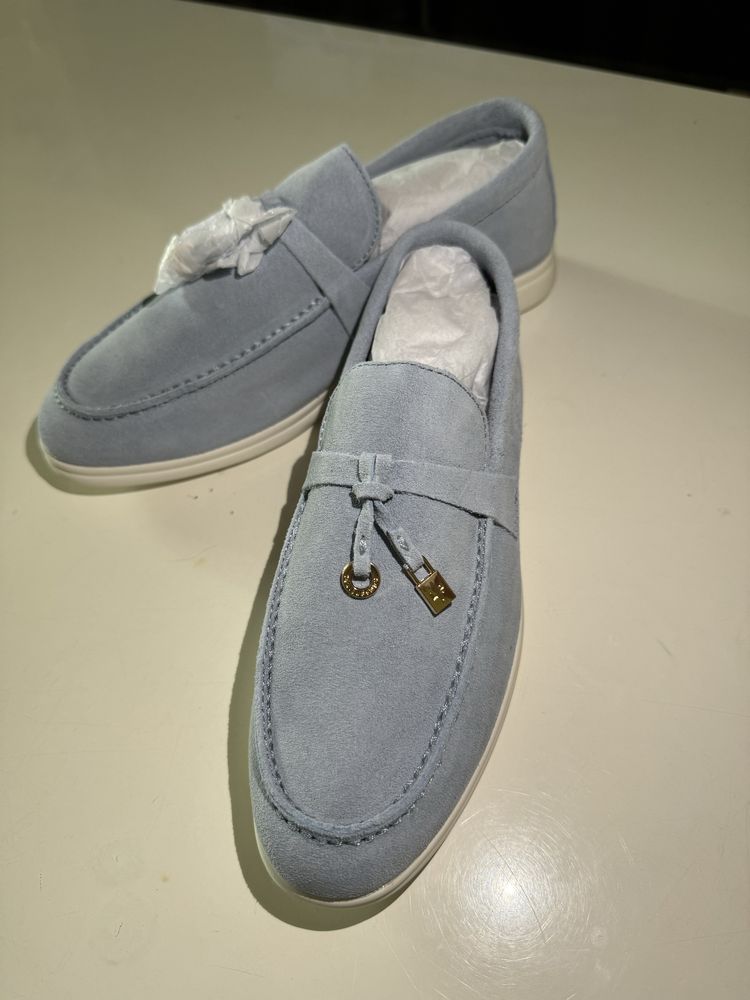 Мъжки мокасини Loro Piana Summer Walk Loafers