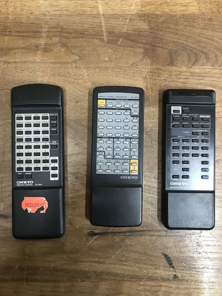 Telecomenzi audio vintage Denon, Onkyo, Kenwood, HK.