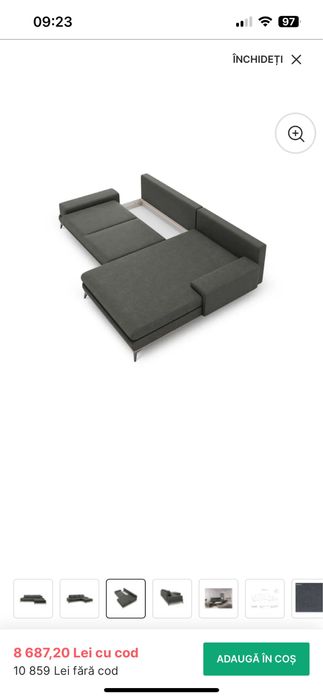 Canapea extensibila mare, foarte frumoasa