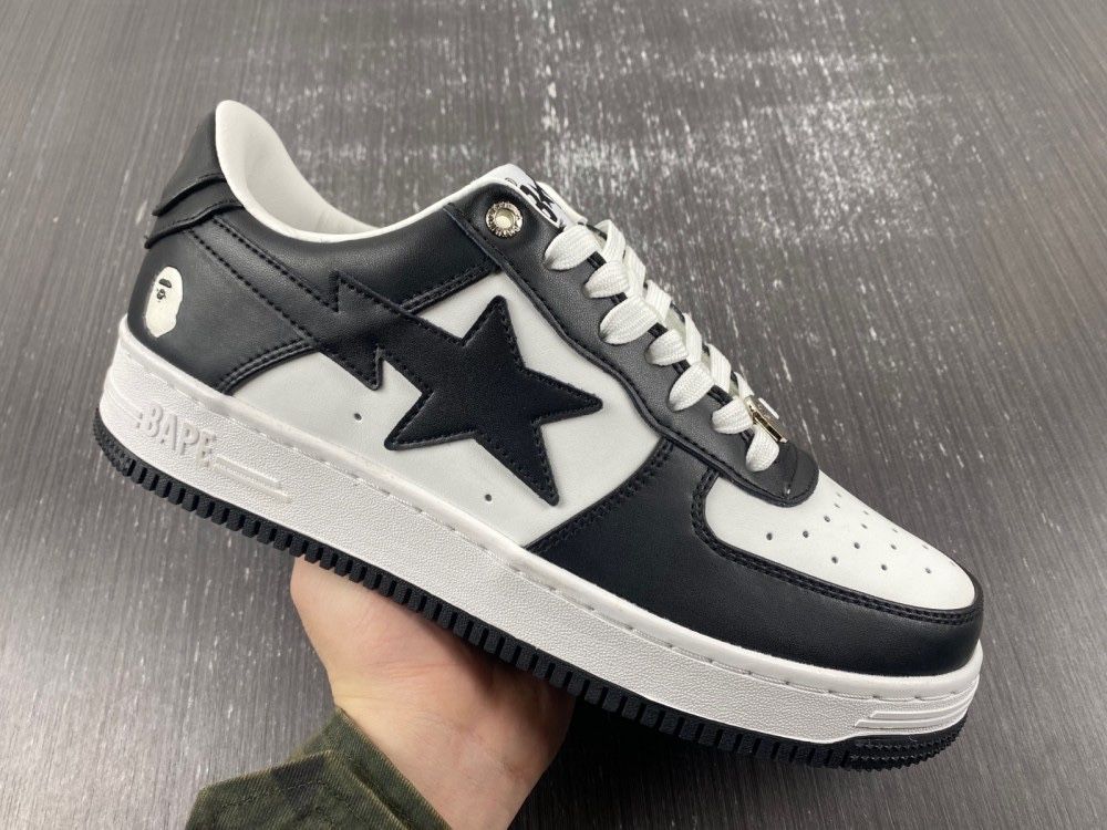 A Bathing Ape Bape Sta White Black