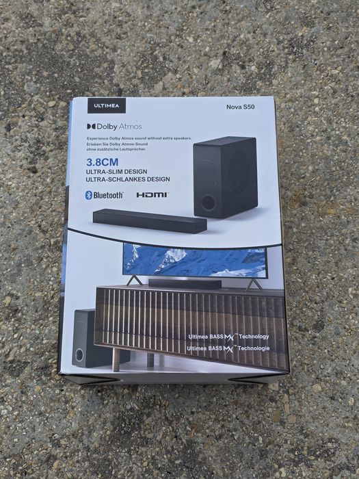 Soundbar Dolby Atmos, Ultimea Nova S50, 2.1 canale, 190W, Bluetooth 5.