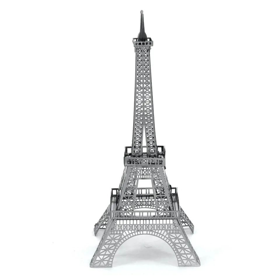 Puzzle 3D metalic Turnul Eiffel. Oțel inoxidabil, poate fi manevrat