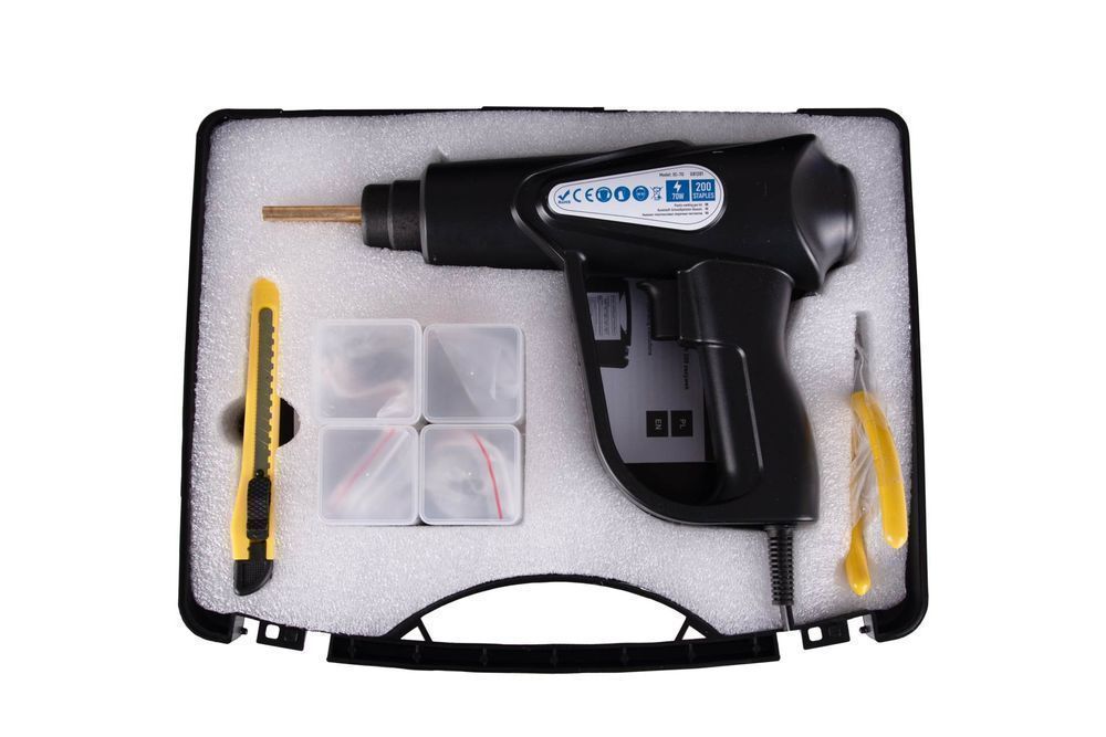 Pistol de lipit si reparat plastic 70w cu 200 capse