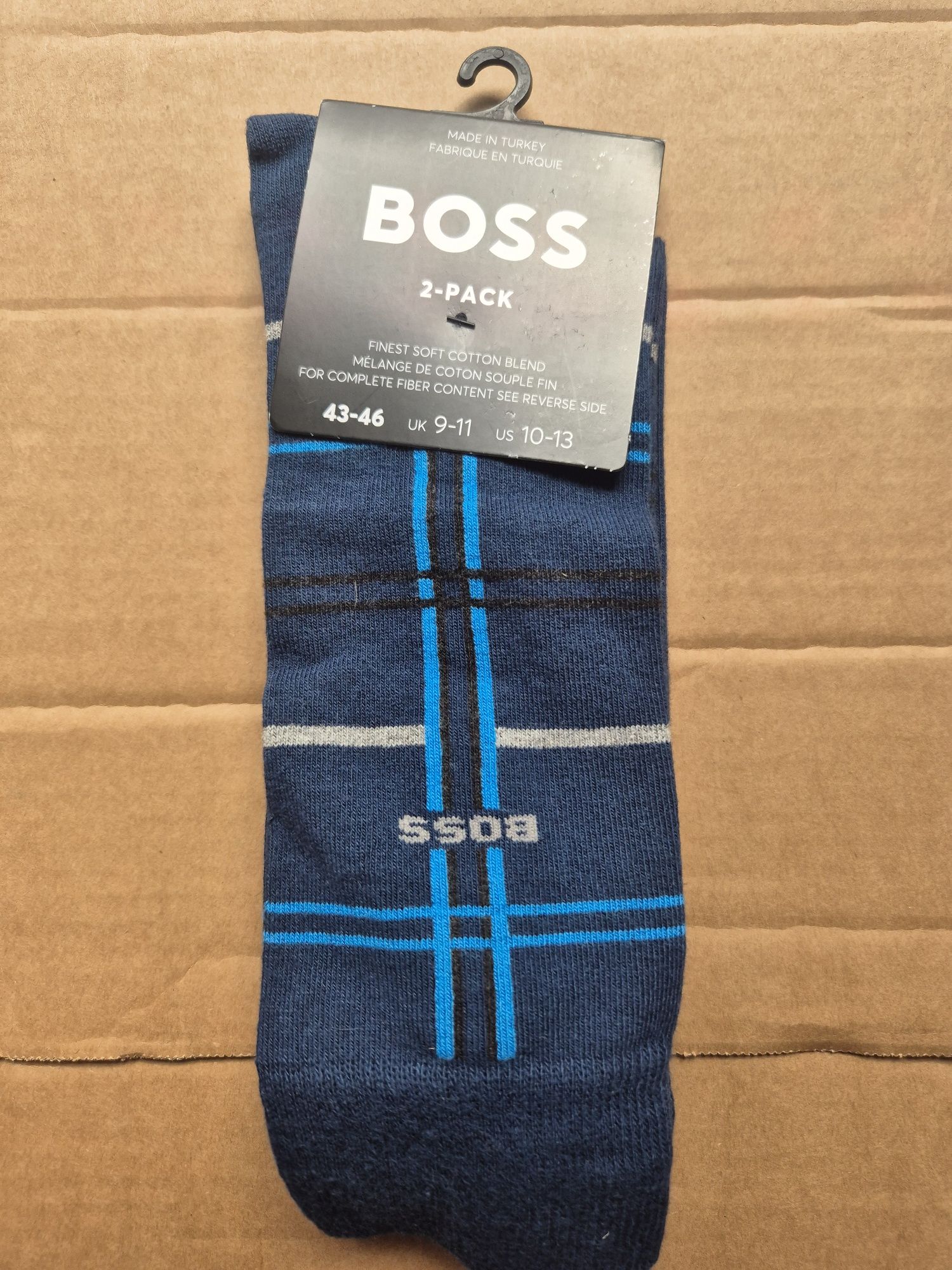 Ciorapi boss / 2 perechi la set, ORIGINAL / mărime 43/46, nou, 80 buc