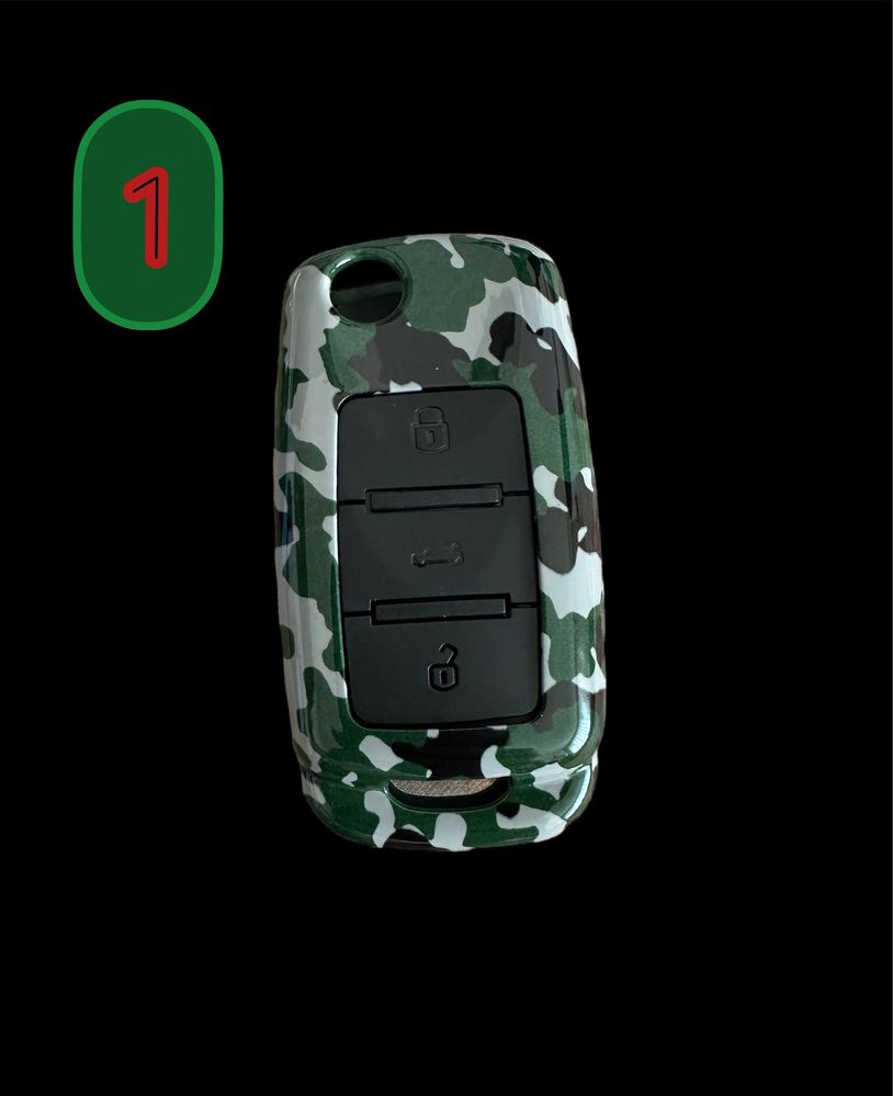Калъф за ключ Golf 4 5 6 7 8 T-roc Tiguan Polo,Seat Leon,Octavia Skoda