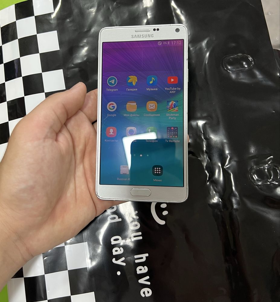 Telefon Samsung not 4 sastayaniya idial
