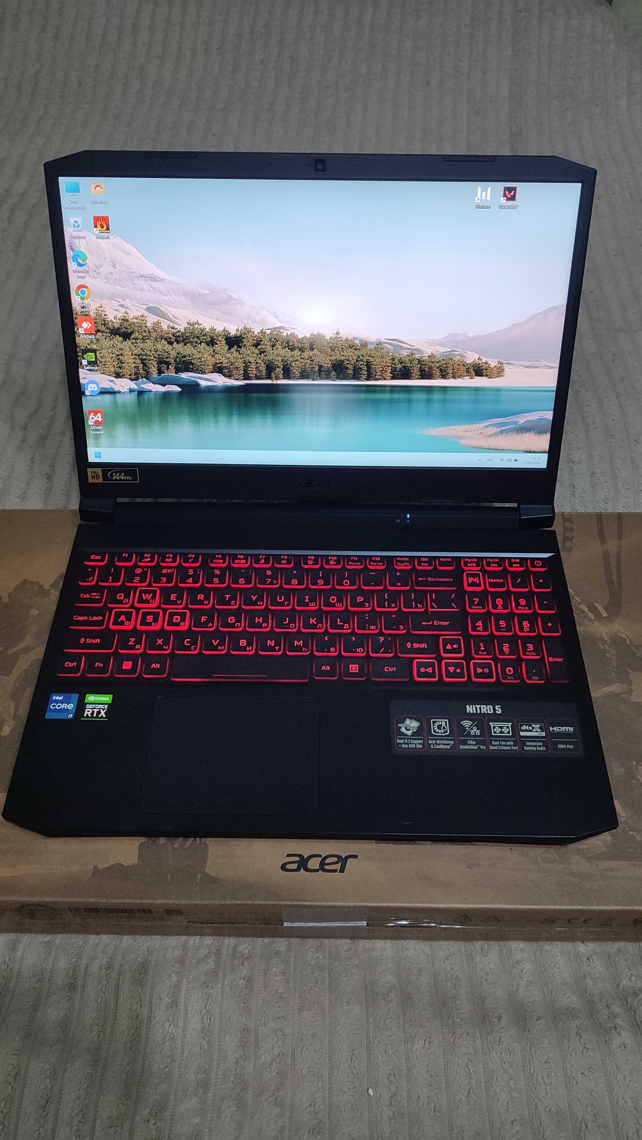 Продам мощнейший игровой ноутбук ACER NITRO 5