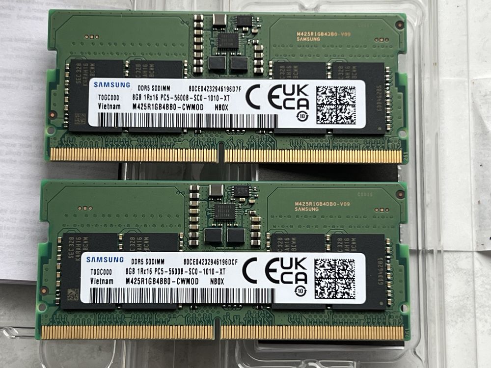 Memorie ram laptop 16 GB (2x8) DDR5-5600 Mhz