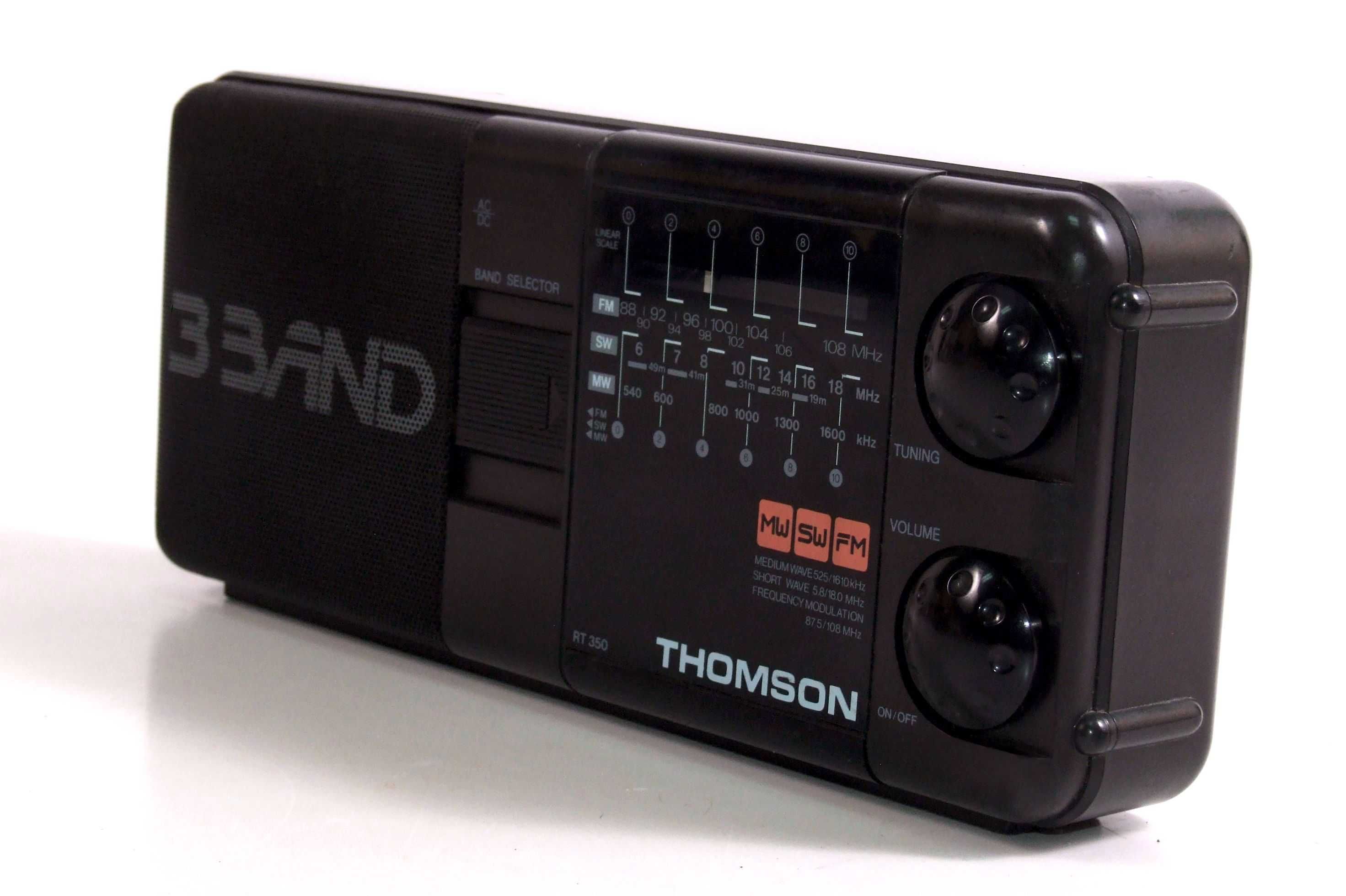 Radio THOMSON, priza-baterii, Made in France, ideal vacante, drumetii