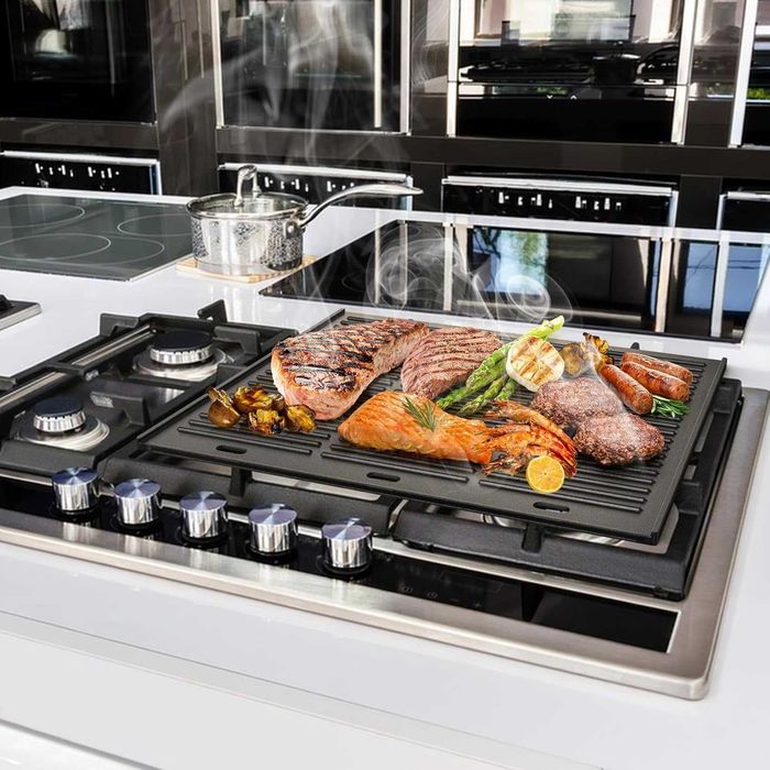 Plita Fontă 48,5x40cm, universală  gaz, cărbune