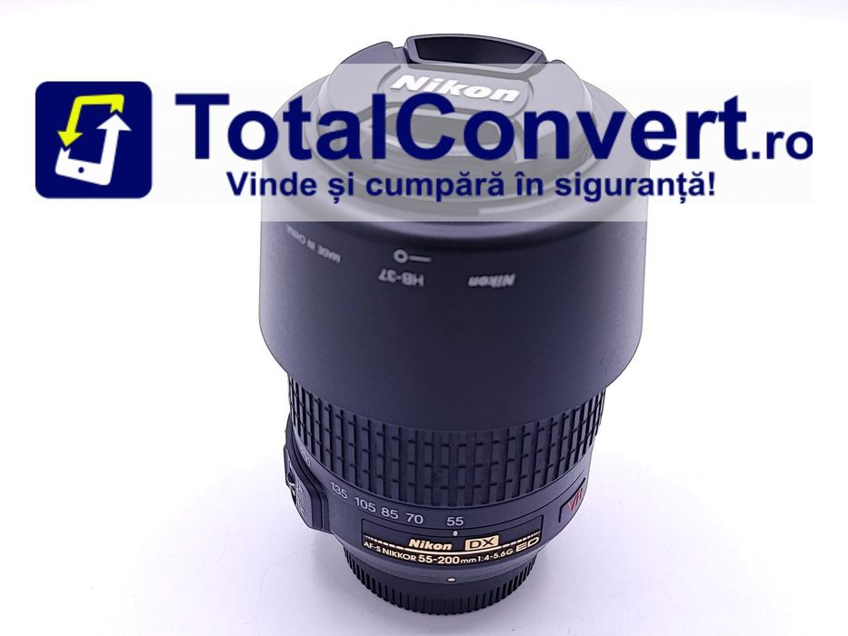Nikon DX 55-200mm 1:4-5.6G VR, Garantie 24 luni | #D85952