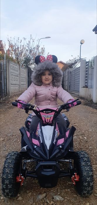 Vand atv electric copii, descriere in poze.