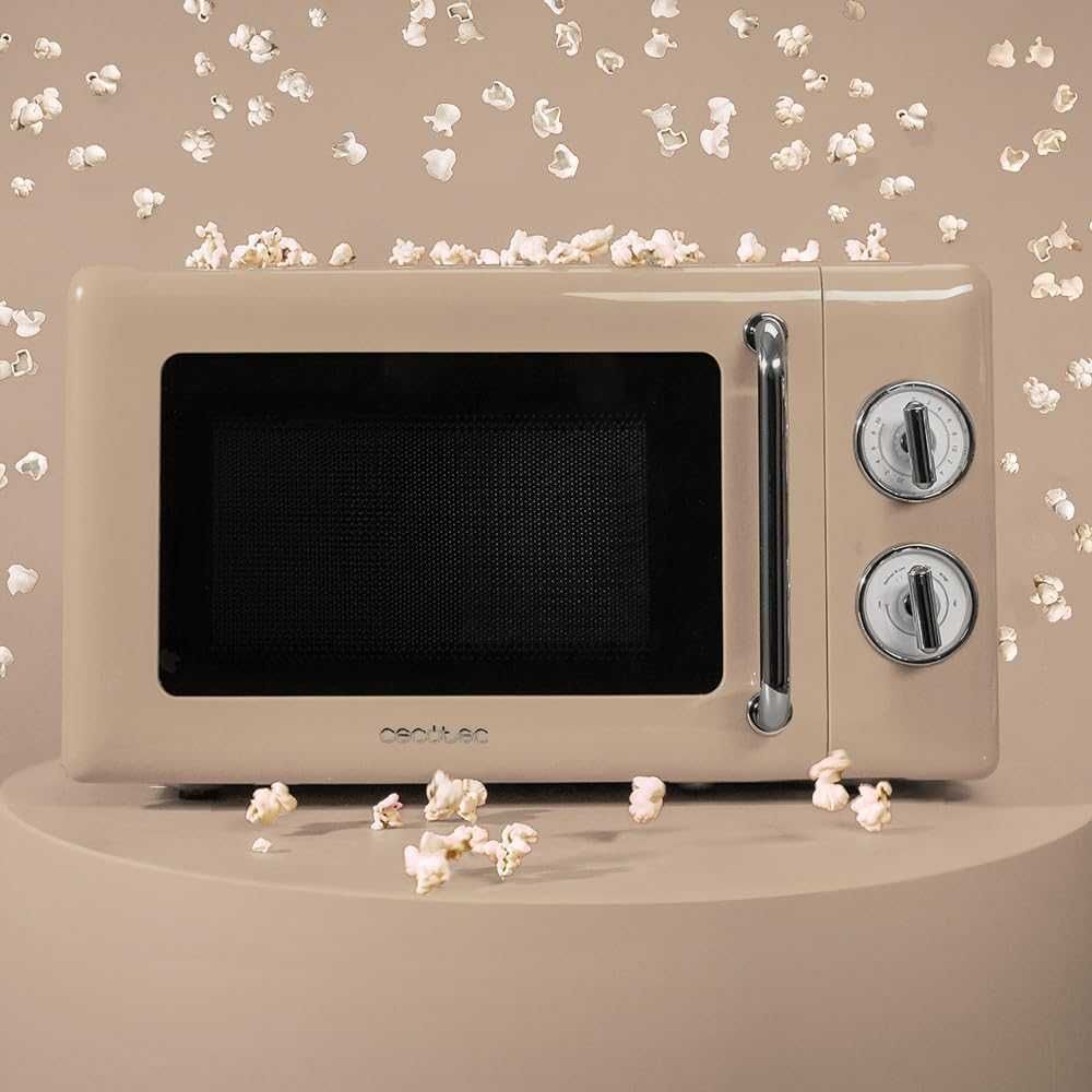 Микровълнова печка с грил Cecotec Proclean 3110 Retro Beige 20L 700W