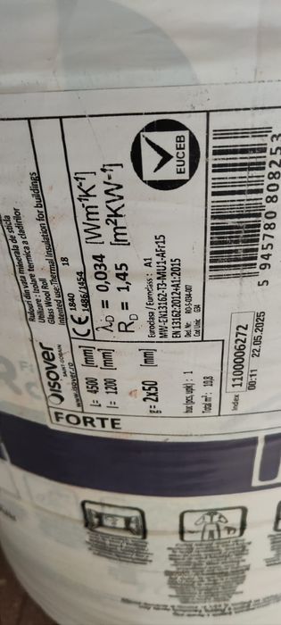 Vata minerala Isover forte