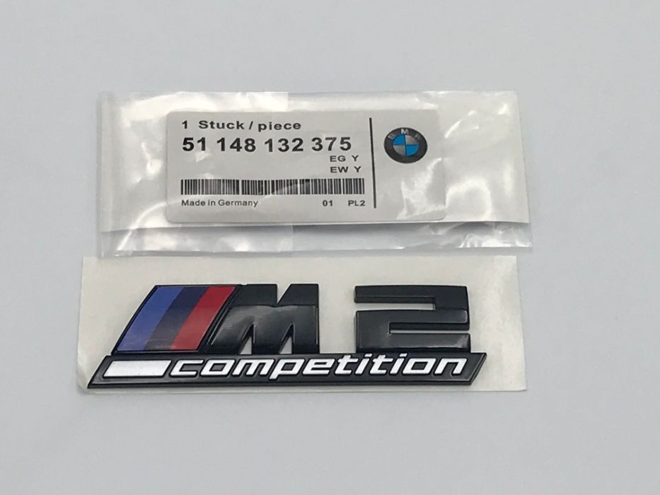 Emblema BMW M2 COMPETITION spate negru