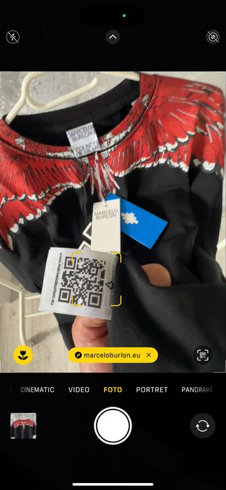 Tricou Marcelo Burlon LV Dsq Balenciaga off white