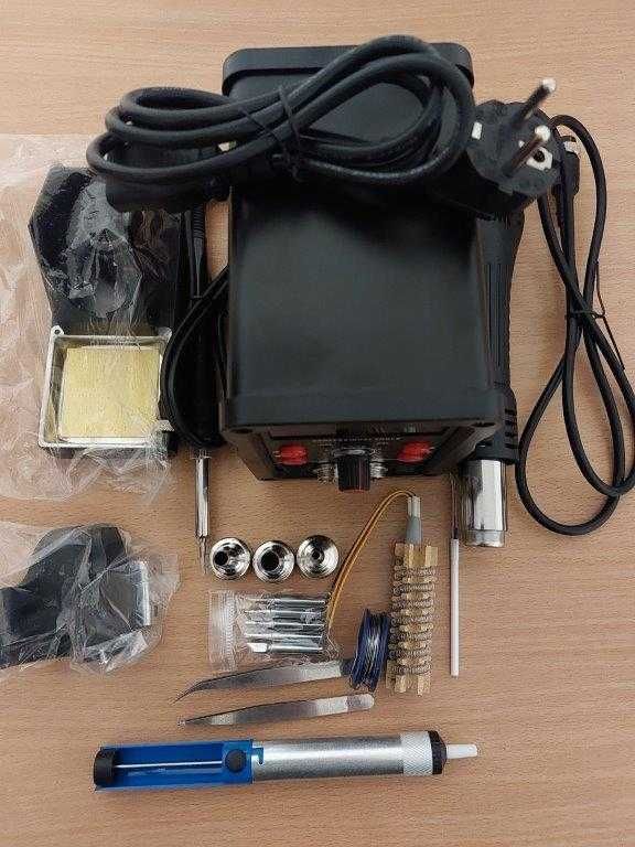 Statie de lipit 8586D 2 in 1 - suflanta cu aer cald si letcon