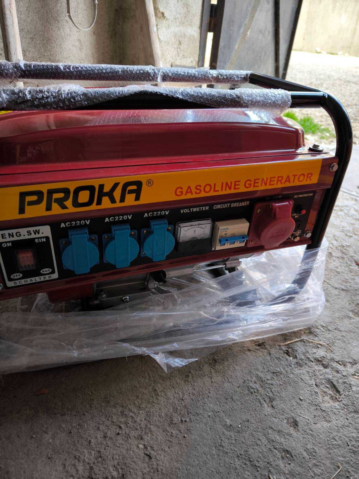 Генератор/агрегат на монофазен и трифазен ток Proka 8000W