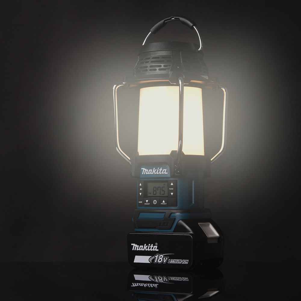 Акумулаторна лампа с радио Makita DMR055, LXT, 18 V, 260 lm, 360°