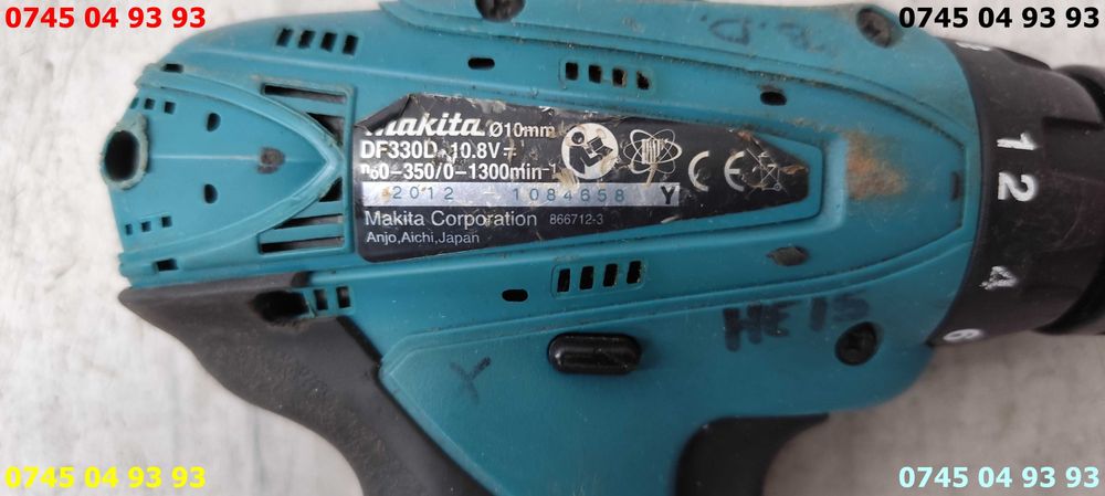 filetanta bormasina makita DF330D 10.8v cu acumulator functionala