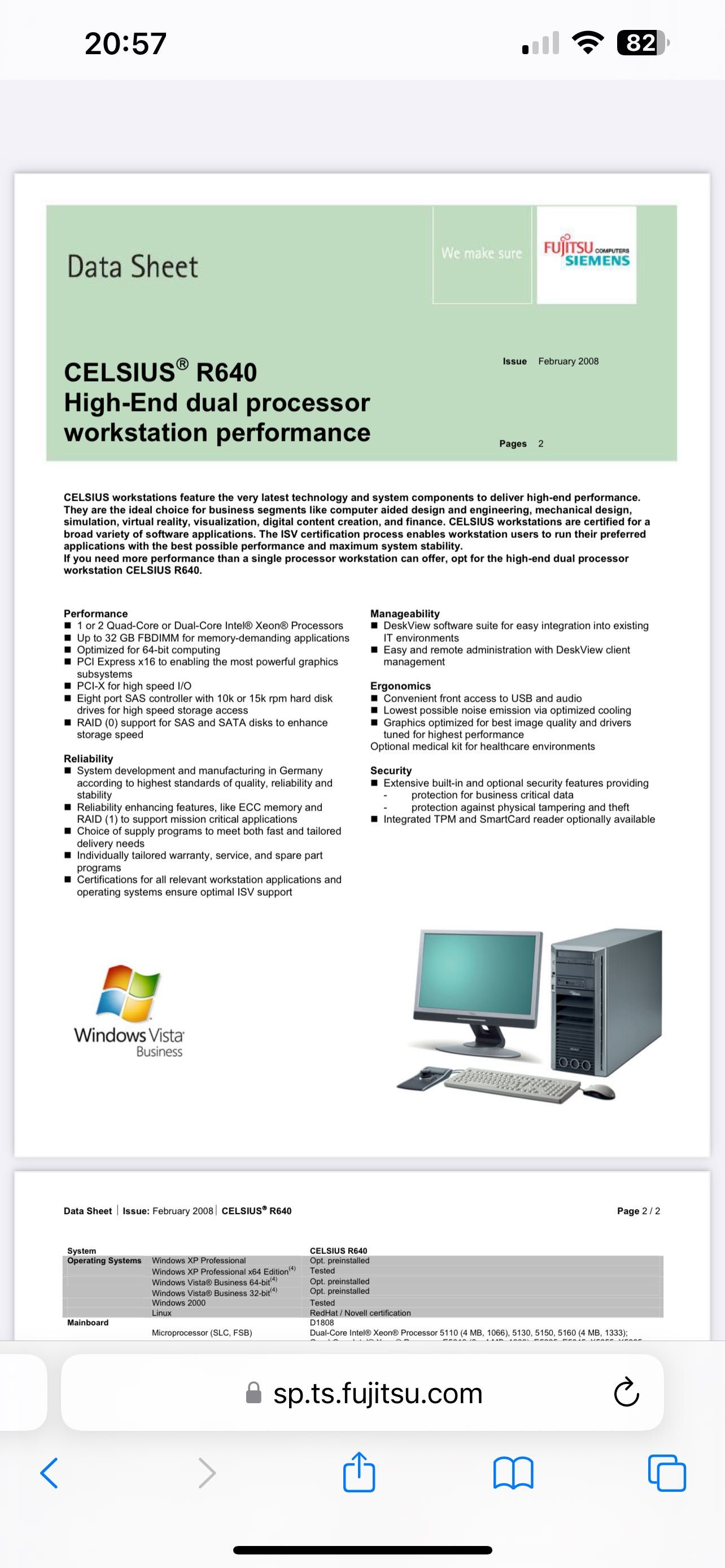 Celsius r640 workstation