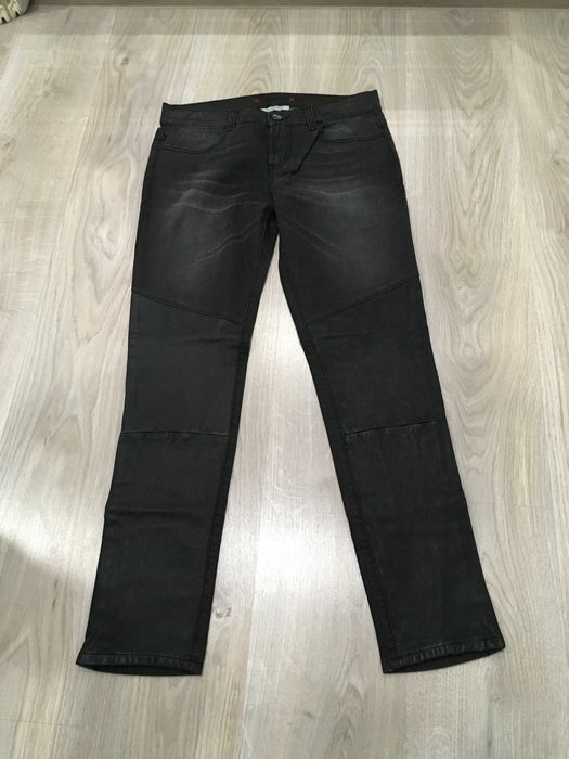 PINKO дамски дънки с естествена кожа US28