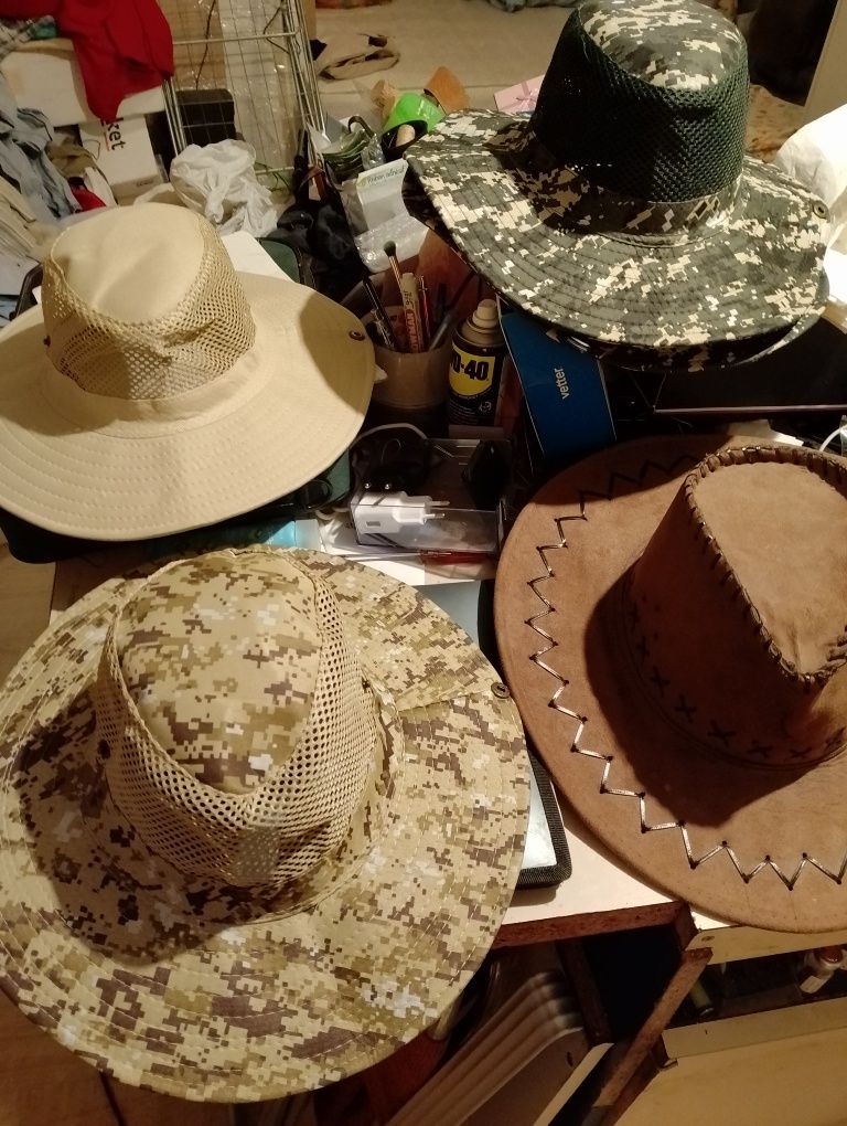 Pălării de soare,pescuit, camuflaj