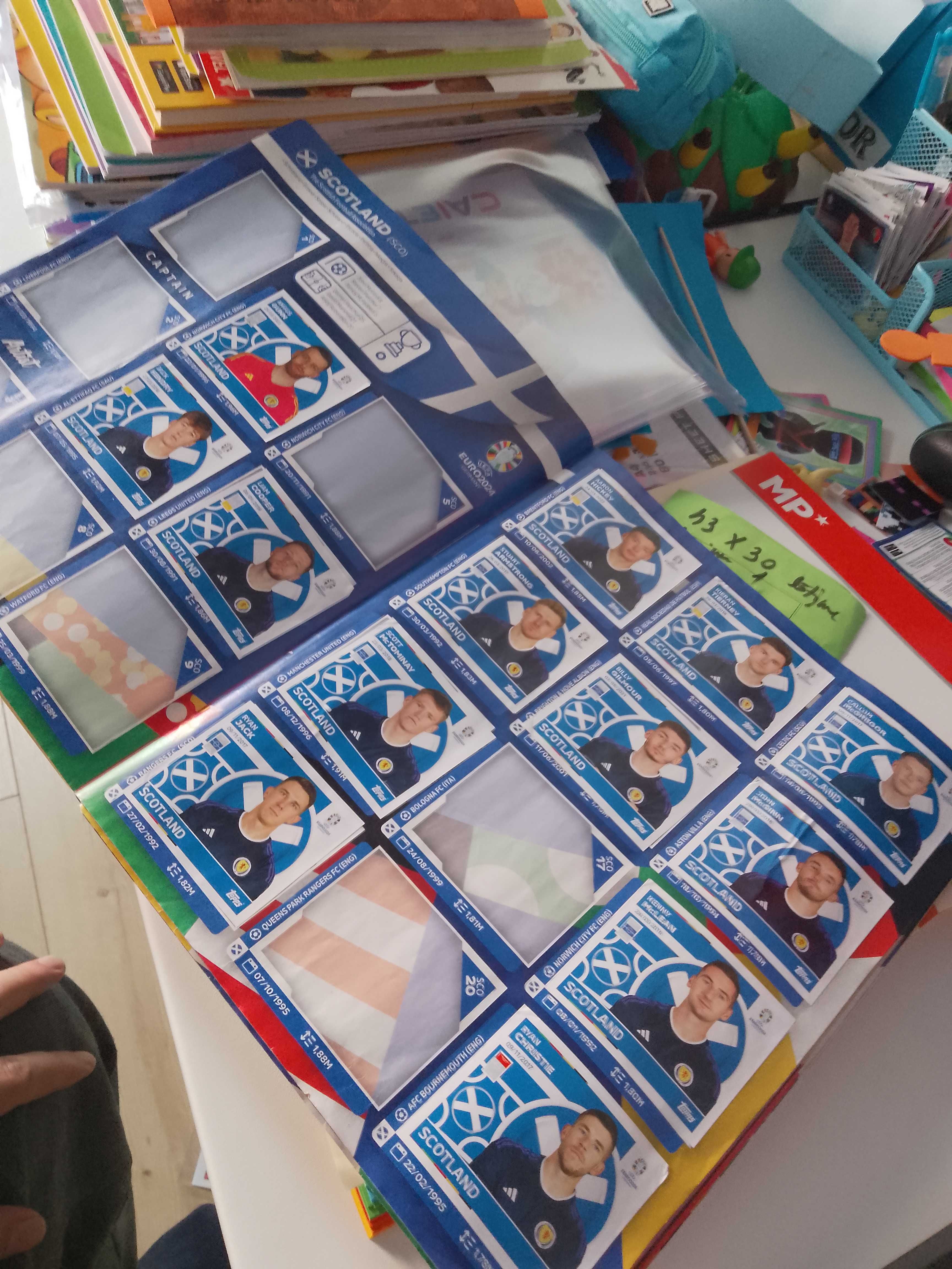 Schimb Stickere Topps Euro 2024 - Dubluri, și SP-uri