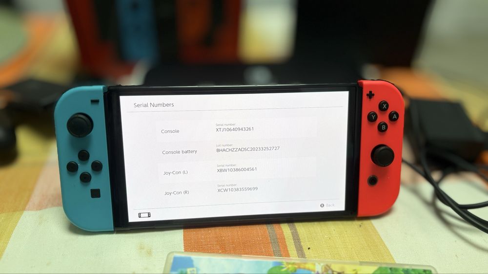 Nintendo Switch Oled+Joc+Card-Pachet Complet-Ca NOU-Cutie-Husa-Super