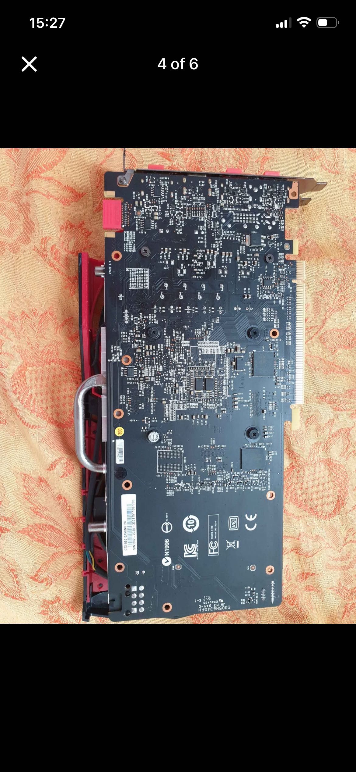 Nvidia Geforce GTX 950 2 gb MSI Gaming