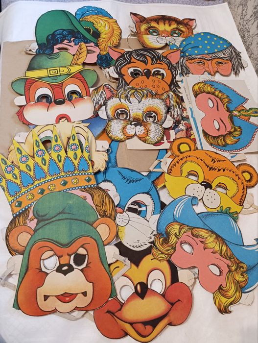 Гирлянды Маски Искринки новогодние ёлочные СССР