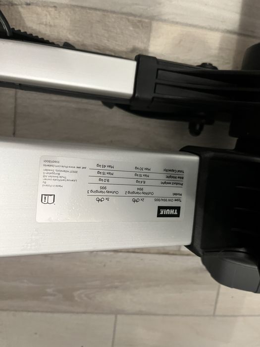 Suport Thule Outway Hanging 2 biciclete