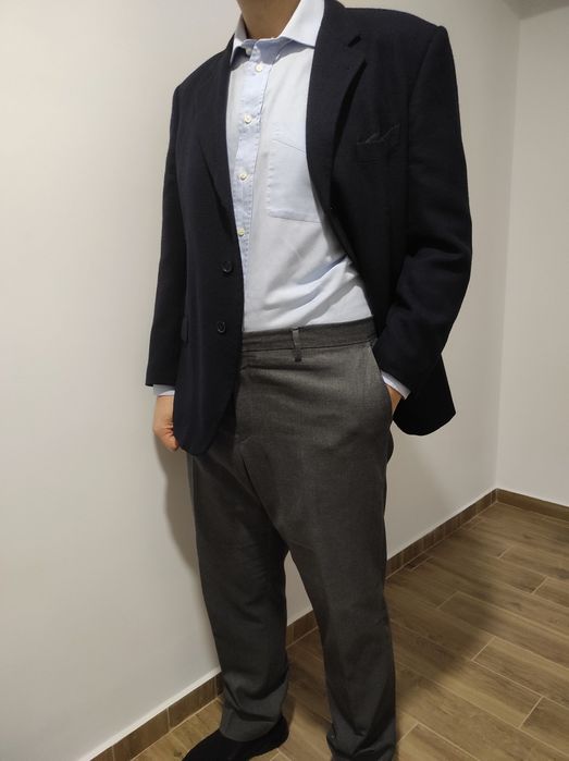 Costum bărbătesc lână made in Italy/cămașă